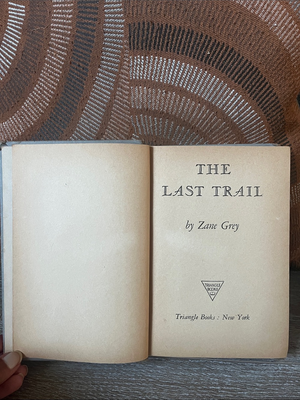 The Last Trail by Zane Grey 1909